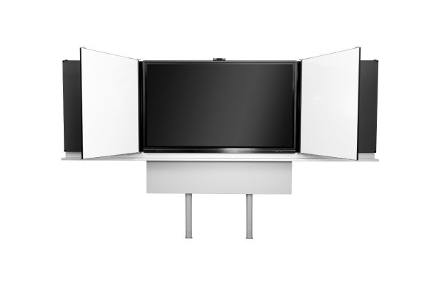 HybridTafel WAYNE wandmontiert mit interaktivem 75" oder 86“ Zoll Touchdisplay