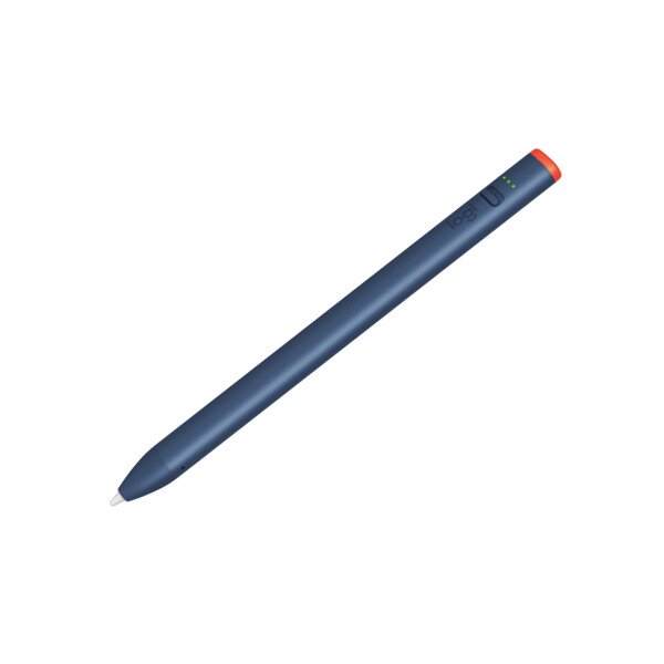 Logitech Crayon, Lightning Anschluss, Digitaler Zeichenstift für Apple iPad, Blau (EDU/Bulk Version 