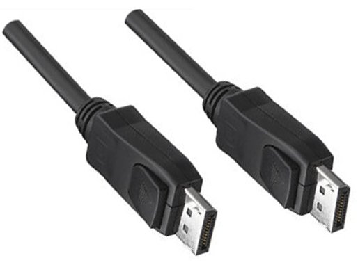 DINIC DisplayPort Kabel Stecker auf Stecker, Schwarz