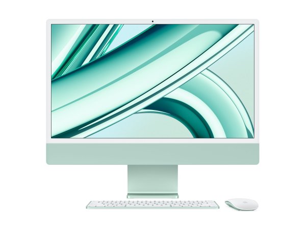 Apple iMac 24“, Grün, M4 Chip mit 8-Core CPU, 8-Core GPU und 16-Core Neural Engine, 16GB, 256GB SSD,