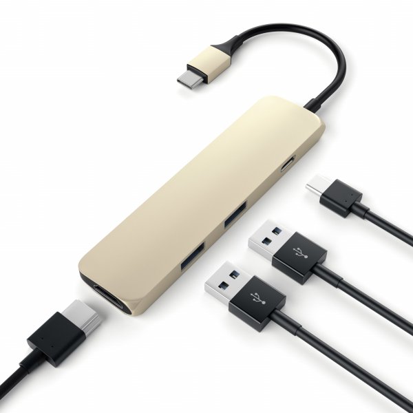 Satechi USB-C Passthrough Hub (4 in 1 Adapter)