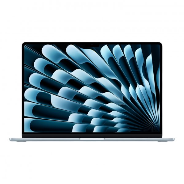 Apple MacBook Air 15", Himmelblau, M4 Chip mit 10-Core CPU, 10-Core GPU und 16-Core Neural Engine, 1