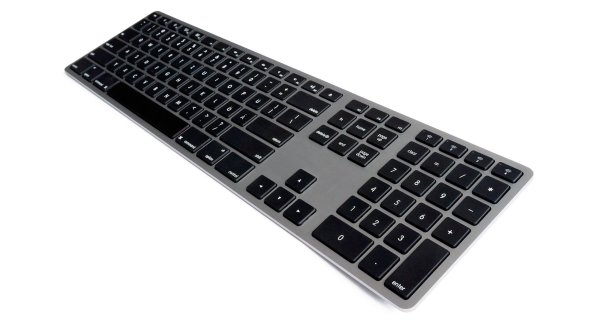 Matias Aluminium Bluetooth Tastatur mit Ziffernblock