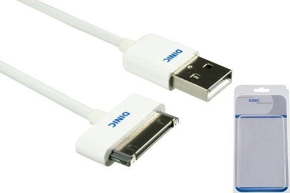 Dinic iPad, iPod, iPhone Dock Connector Kabel auf USB 2.0