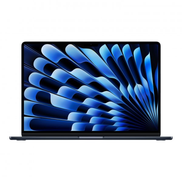 Apple MacBook Air 15", Mitternacht, M4 Chip mit 10-Core CPU, 10-Core GPU und 16-Core Neural Engine, 