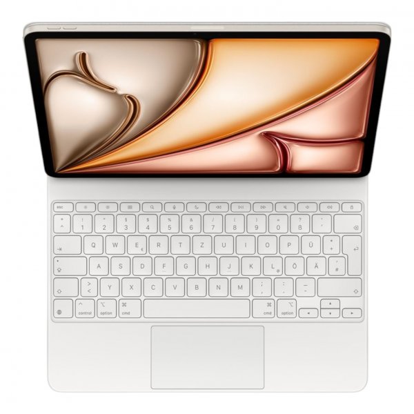 Apple Macic Keyboard für iPad Air (2025) iPad Air 13" (2025), Weiß, Kabellos, Deutsch