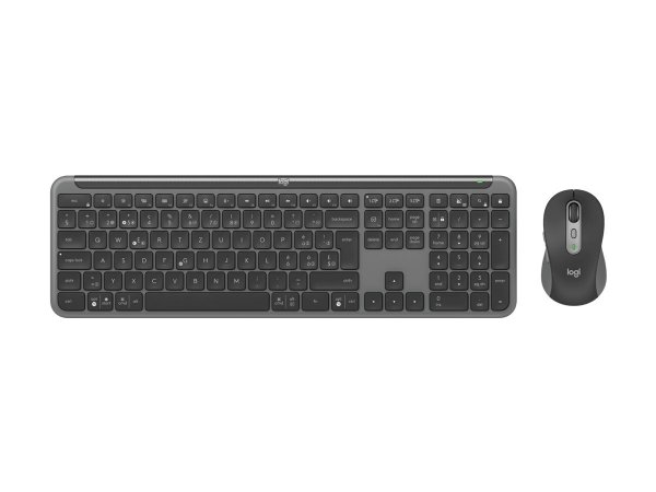 Logitech Signature Slim Combo MK950 for Business, Set aus Wireless Tastaur und Wireless maus, Schwei