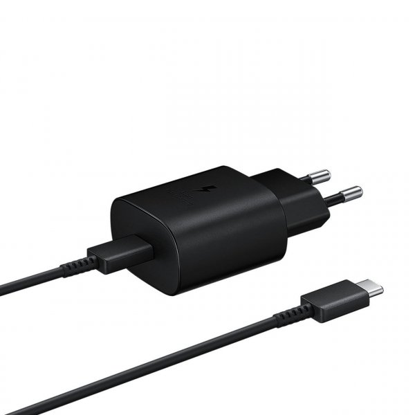 Samsung 25W USB-C Power Adapter inkl. USB-C Kabel, 1m, Schwarz