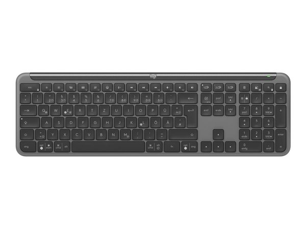 Logitech Signature Slim K950, kabellose Tastatur, Deutsch, Schwarz