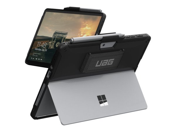 UAG Urban Armor Gear Scout Handstrap Case für Microsoft Surface Go 2/Go, schwarz