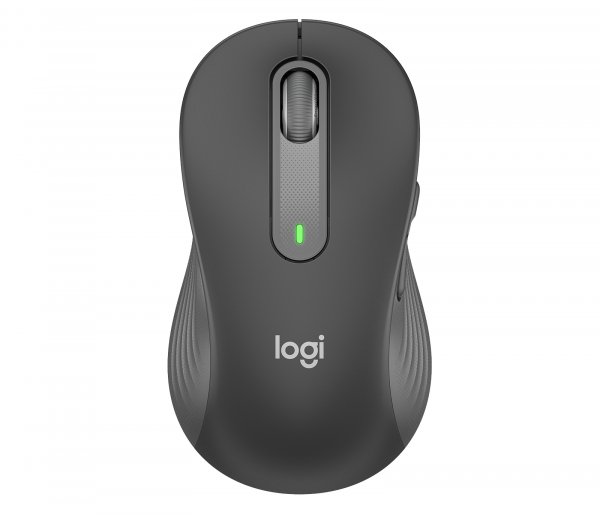 Logitech Signature M650 L für Linksänder, Wireless Maus, Bluetooth, 5 Tasten, Grafit