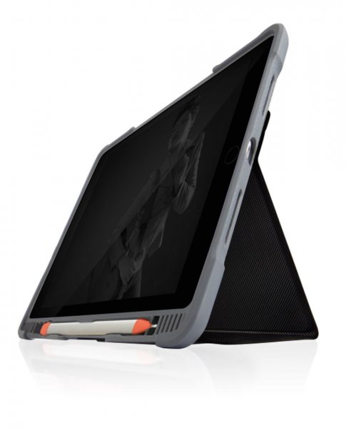 STM Dux Plus DUO Case für Apple iPad Air (2019)/Pro 10,5" (2017), schwarz/transp.