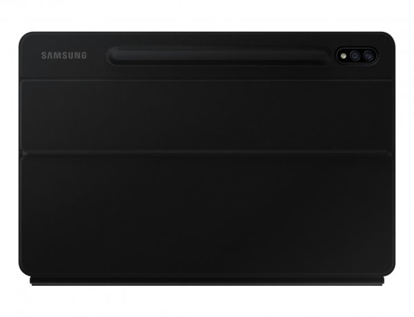 Samsung Book Cover Tastatur mit Touchpad für Galaxy Tab S7, Schwarz