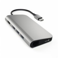 Satechi USB-C Hub, Multi-Port Adapter Space Grau