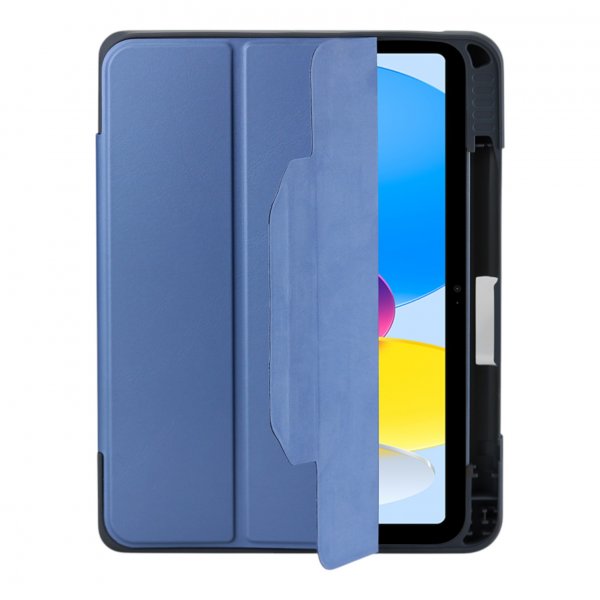 DEQSTER Rugged MAX Case für Apple iPad 10,9" (10. Gen), Transparent/Blau